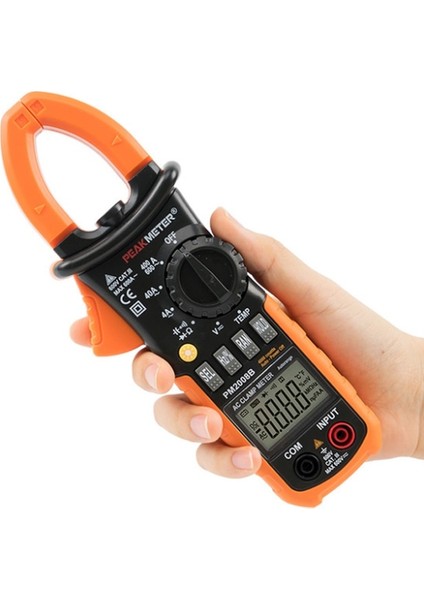 PM2008B Peakmeter PM2008A/PM2008B Profesyonel Dijital Ac 600A Pens Ampermetre Arka Işık Multimetro Kelepçeleri Sızıntı Siyah Çanta ile (Yurt Dışından) modelleri