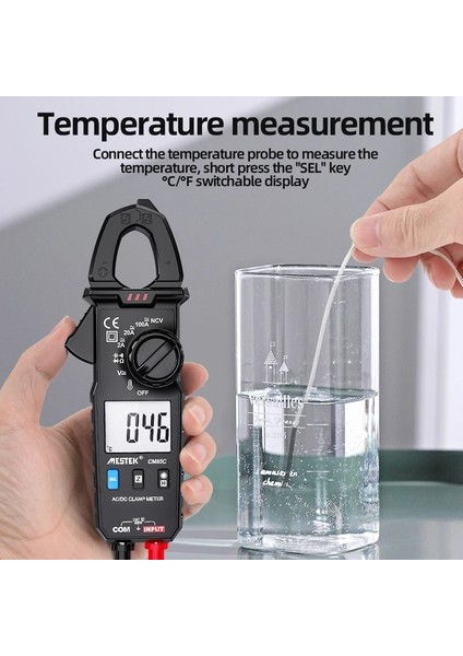 CM83B Ac Akım Pens Metre 1ma Doğruluk Mini Dijital Ac Dc Akım Dijital Pens Metre Gerilim Voltmetre 100A Ampermetre Dc Akım Pens Metre (Yurt Dışından)