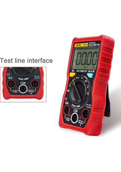 Gösterildiği Gibi V01B Taşınabilir Dijital Multimetre Akıllı LCD Ekran Multimetre Test Cihazı Ncv Fonksiyonu Arka Işık (Yurt Dışından)