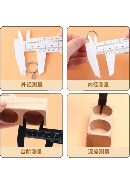 E 0-100MM Dıy Ölçü Aracı Ağaç Işleme Metal Işleme Sıhhi Tesisat Modeli Yapımı 80MM 150MM Sürmeli Kumpas Diyafram Derinlik Çapı Ölçü Aracı (Yurt Dışından) modelleri