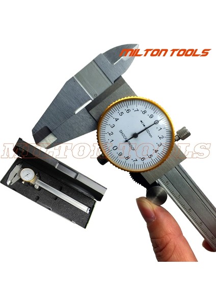 Metrik Boyut 0-150MM 0.02MM Hassas Mikrometre Ölçer 6 Inç 1024 Inç Boyutu Paslanmaz Çelik Kadran Sürmeli Kumpas (Yurt Dışından) fiyatları