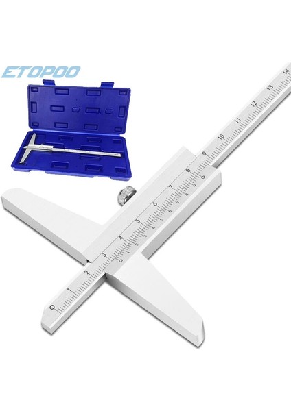 300MM 0.02MM 0-150/200/300MM Derinlik Sürmeli Kumpas Derinlik Ölçer Kutusu ile Paslanmaz Çelik Mikrometre Metrik Ölçer Ölçme Araçları (Yurt Dışından) modelleri