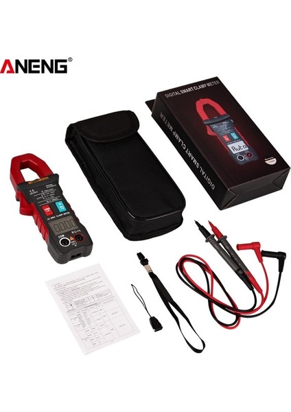 Kırmızı Aneng ST203 Dijital Pens Metre Multimetre 4000 Sayım True Rms Mini Amp Dc/ac Pens Metre Voltmetre 400V Otomatik Aralığı (Yurt Dışından)