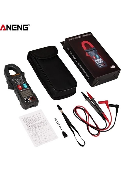 Siyah ST203 Dijital Pens Metre Ac/dc Akım Gerilim True Rms Otomatik Aralık Kapasitesi Temassız Multimetre Test Cihazı (Yurt Dışından)