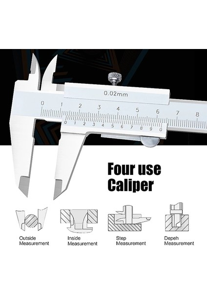 0-150MM 0.02 0-150MM 0-200MM 300MM 0.02 Sürmeli Kumpas Kutusu ile Yüksek Hassasiyetli Çoklu Kullanım Metal Kumpas Ölçer Mikrometre Ölçme Aletleri (Yurt Dışından) fiyatları