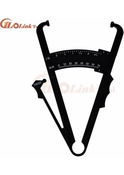 Siyah Kişisel Vücut Yağ Kaliper Cilt Analiz Cihazı Ölçü Tabloları Spor Ince Sağlık Tutmak Test Cihazı Vücut Yağ Monitörü Sebum Ölçer Klasörü (Yurt Dışından)