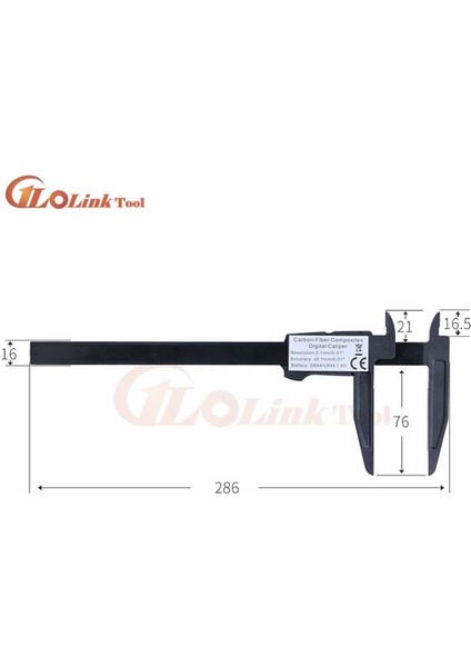 0-300MM 12 Inç 300MM Elektronik Dijital Kumpas Büyük LCD Plastik Dijital Sürmeli Kumpas Uzun Çeneli Mikrometre Ölçer (Yurt Dışından) indirimleri