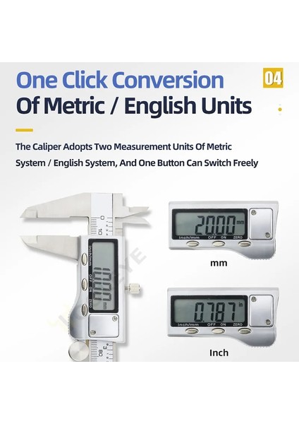 Kaliteli Kumpas Metal Kumpas Dijital Pakometre Profesyonel Sürmeli Kalibre Ölçme Aletleri Ağaç Işleme Kalınlık Ölçer Derinlik Elektronik Cetvel (Yurt Dışından) indirimleri
