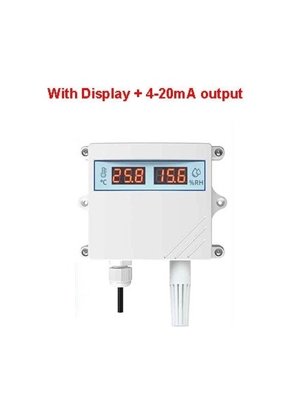 4-20MA Ekranlı Modbus 0-5V 0-10V 4 20MA RS485 Yüksek Sıcaklık Nem Co2 Sensör Verici IP68 Koruma Seviyesi Düşük Sıcaklık Dayanımı (Yurt Dışından)