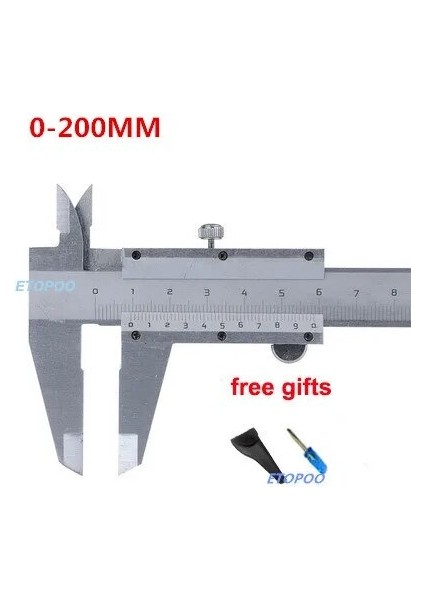 200MM Çelik 70MM 100MM 150MM 200MM 300MM Sürmeli Kumpas Çelik Kumpas Ölçer Mikrometre Pie De Rey Paquimetro Plastik Dijital Kumpas Cetvel (Yurt Dışından)