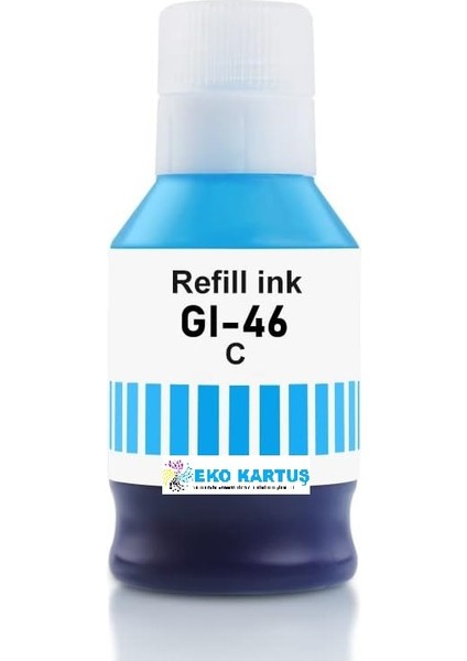 canon Gı-46 Muadil Mürekkep 4 Renk modelleri