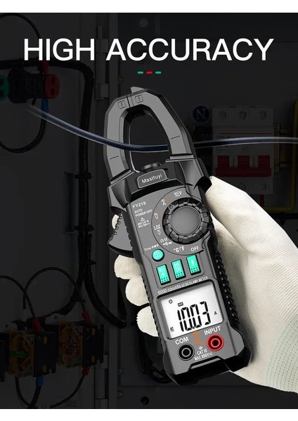 FY217 Dijital Pens Metre Multimetro Dc Ac Pense Ampermetre Voltmetre True Rms Akım Kelepçesi Kapasite Hz Ncv Ohm Amperometrik Kelepçe (Yurt Dışından) fırsatları