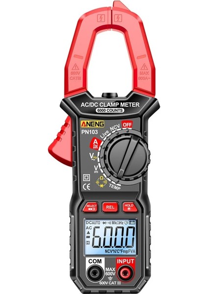 PN103 Aneng PN103/4 Dijital Pens Metre Ac/dc Akım Profesyonel Multimetre 6000 Sayım True Rms Test Cihazı Metreler Voltmetre Otomatik Aralığı (Yurt Dışından)