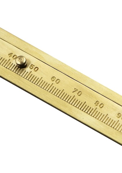 0-100MM Tek Ölçü Ölçüm Aracı Tek/çift Ölçekli Mini Prinç Sürgülü Ölçer Sürmeli Kumpas Taşınabilir Cep Retro Bakır Cetvel (Yurt Dışından) fırsatları