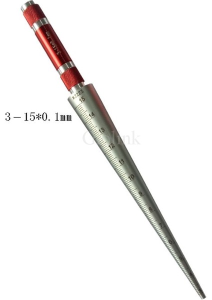 3-15MM 1-6.5mm 3-15MM 15-30MM 30-45MM Konik Feeler Ölçer Konik Koni Silindir Ölçer Ölçme Delik Boyutu Çapı Konik Boşluk Göstergesi (Yurt Dışından) fırsatları