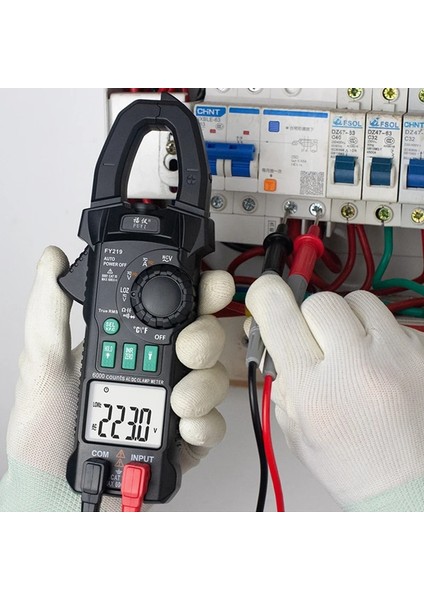 SK11 -Manuel Aralığı Fuyı 219 Dijital Pens Metre Dc/ac Akım Gerilim 6000 Sayım Multimetre Pense Ampermetre Test Cihazı Sıcaklık Hz Kapasite Ncv Ohm Testi (Yurt Dışından) fiyatları