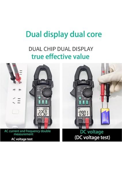 SK11 -Manuel Aralığı Fuyı 219 Dijital Pens Metre Dc/ac Akım Gerilim 6000 Sayım Multimetre Pense Ampermetre Test Cihazı Sıcaklık Hz Kapasite Ncv Ohm Testi (Yurt Dışından) modelleri