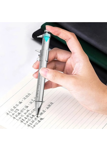 Siyah Çok Fonksiyonlu Kumpas Kalem 0-100 Sürmeli Kumpas Rulo Tükenmez 1.0mm Plastik Öğrenci Kırtasiye Hediye Ölçme Aletleri (Yurt Dışından) indirimleri