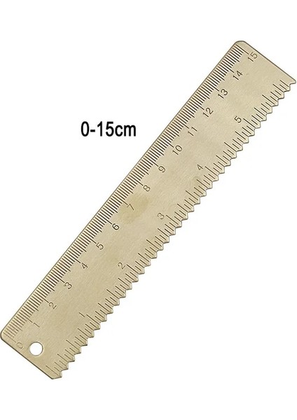 2 Bakır Cetvel Ölçü Ölçüm Aracı Cep 0-180MM Mini Katı Pirinç Sürgülü Gösterge Çift Ölçekli Sürmeli Kumpas Taşınabilir Araç (Yurt Dışından)