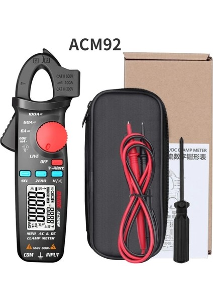 ACM92 Bsıde ACM91 Dijital Ac/dc Akım Pens Metre Otomatik Aralığı Araba Tamir Trms Multimetre Canlı Kontrol Ncv Frekans Kondansatör Test Cihazı (Yurt Dışından)