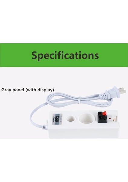 E14E27 Gary Ab Tak LED Işık Tabanı E27 B22 E14 Lamba Ampul Çok Fonksiyonlu Test Lambası Güç Ekranı ile Standı 12 Port LED Ampul Test Cihazı LED Işık Tabanı (Yurt Dışından)