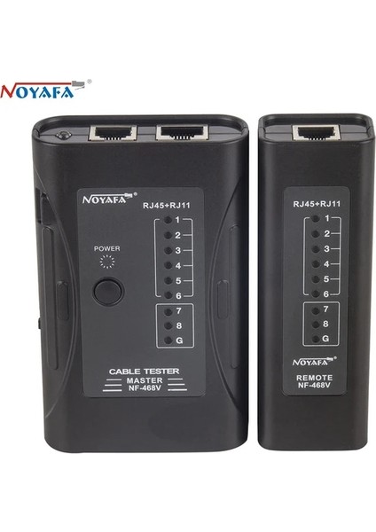 NF-468V Noyafa NF-468V/468 Ağ Kablosu Test Cihazı Süreklilik Testi RJ11+RJ45 Kablosunu Kontrol Edin Çok Fonksiyonlu Otomatik Testleri Hızla Algılayın (Yurt Dışından)