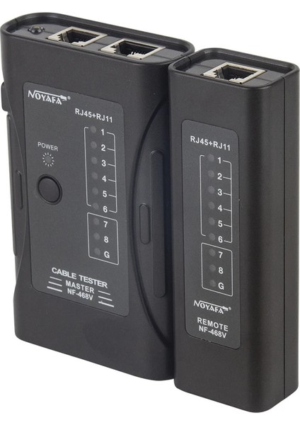 NF-468V Noyafa NF-468V/468 Ağ Kablosu Test Cihazı Süreklilik Testi RJ11+RJ45 Kablosunu Kontrol Edin Çok Fonksiyonlu Otomatik Testleri Hızla Algılayın (Yurt Dışından)