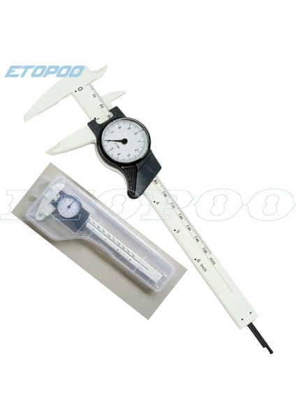 0.1mm Gri 0-150MM Saf Plastik Sürmeli Kumpas Kadranlı Plastik Kumpas Ölçer Sürmeli Kumpaslar 150MM 6 Inç Kadranlı Kumpas (Yurt Dışından) indirimleri