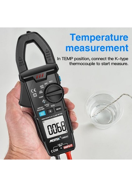 CM83A Mestek Dijital Pens Metre Ac Dc Akım Gerilim Otomatik Aralığı Akım Ölçer Test Cihazı Ampermetre Multimetre Ture Rms Haneli Metre Kelepçe (Yurt Dışından) fırsatları