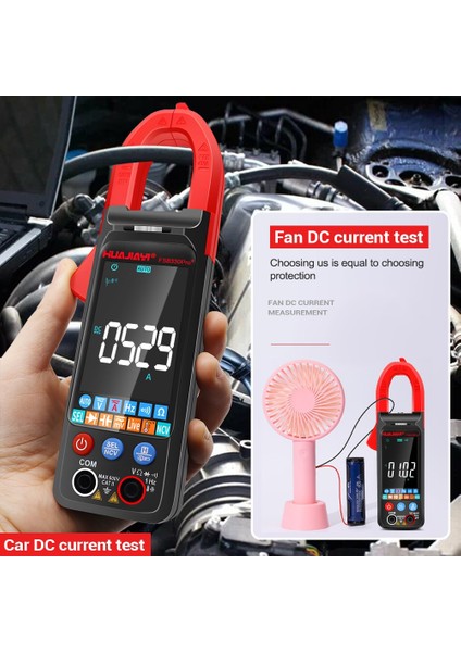 Temel Küçük Ekran Qhıtec Dijital Pens Ampermetreler Ac Dc Akım Pens Metre Dijital 400A Multimetro 6000 Sayım Ncv Otomatik Alicate Amperimetro (Yurt Dışından) modelleri