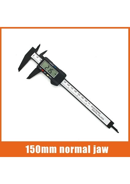 150MM Normal 300MM 200 Elektronik Dijital Kumpas LCD Plastik Sürmeli Kumpas Uzun Çene Mikrometre Iç Dış Çap Ölçer Ölçme Aletleri (Yurt Dışından)