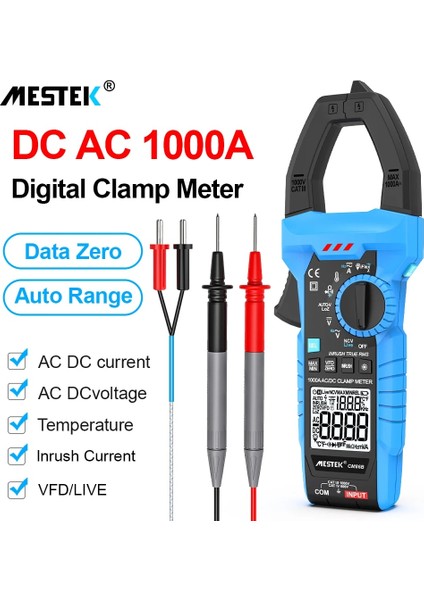 SK11 1000A Ac Dc Dijital Akım Pens Metre Yüksek Hassasiyetli Multimetre Pinza Amperimetrica True Rms Sıcaklık Kapasite Ncv Ohm Hz Test Cihazı (Yurt Dışından) fiyatları