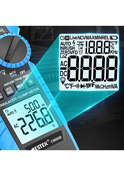 SK11 1000A Ac Dc Dijital Akım Pens Metre Yüksek Hassasiyetli Multimetre Pinza Amperimetrica True Rms Sıcaklık Kapasite Ncv Ohm Hz Test Cihazı (Yurt Dışından) fırsatları