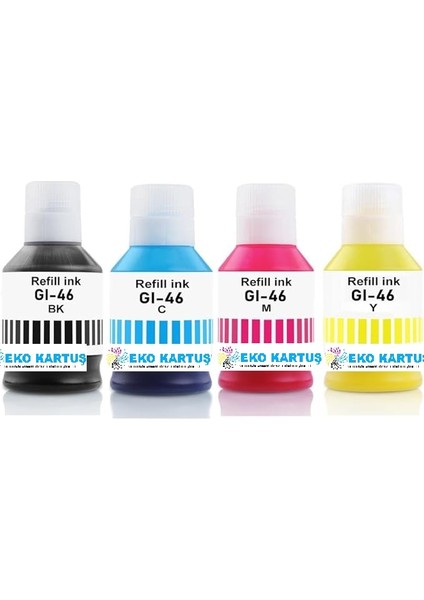 canon Maxify GX7040 Pigment 4 Renk Muadil Mürekkep fiyatları