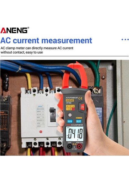 ST183 Aneng ST183 Dijital Pens Metre Ac Akım 6000 Sayım True Rms Multimetre Dc/ac Gerilim Test Cihazı Hz Kapasite Ncv Ohm Testleri (Yurt Dışından)