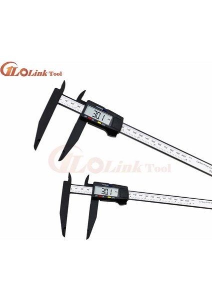 0-200MM 12 Inç 300MM Elektronik Dijital Kumpas Büyük LCD Plastik Dijital Sürmeli Kumpas Uzun Çeneli Mikrometre Ölçer (Yurt Dışından) fiyatları