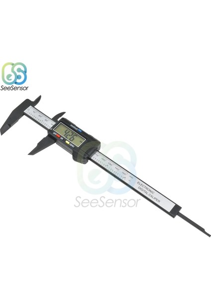 150MM Siyah Dijital Sürmeli Kumpaslar Tedbir 100MM 150MM 6 Inç LCD Elektronik Karbon Fiber Ölçer Yükseklik Ölçme Aletleri Mikrometre (Yurt Dışından) fiyatları
