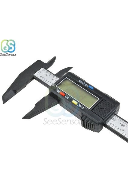 150MM Siyah Dijital Sürmeli Kumpaslar Tedbir 100MM 150MM 6 Inç LCD Elektronik Karbon Fiber Ölçer Yükseklik Ölçme Aletleri Mikrometre (Yurt Dışından) indirimleri