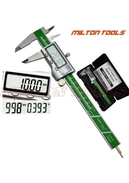 050MM Şerit Endüstriyel Seviye Metal Kasa Paslanmaz Çelik Dijital Kumpas 0-50MM 0-150MM 200MM 300MM Elektronik Slayt Kumpas Mikrometre Ölçer (Yurt Dışından)