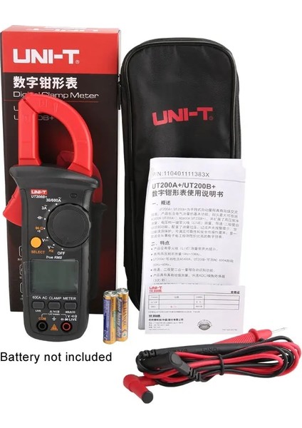 UT200A Plus Unı-T UT200A+ UT200B+ Dijital Ac Dc Gerilim Kelepçesi Multimetre True Rms 400-600A Otomatik Aralık Voltmetre Direnç Testi (Yurt Dışından) fiyatları