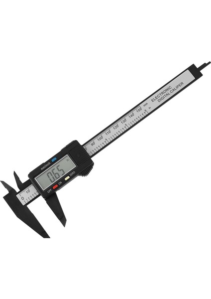 150 Kutu Paketi Dijital Kumpas Elektronik Dijital Kumpas Büyük LCD Ekranlı Plastik Fiber Gövde 0-6 Inç Inç/milimetre Sürmeli Kumpas (Yurt Dışından)