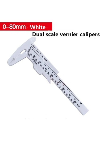 0-150MM Dıy Aracı Ağaç Işleme Metal Işleme Sıhhi Tesisat Modeli Yapımı Plastik Sürmeli Kumpas Diyafram Derinlik Çapı Ölçü Aracı (Yurt Dışından)