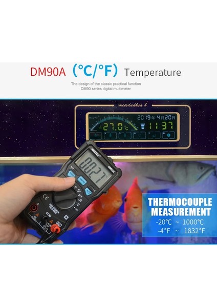 CM83A Mestek Dijital Pens Metre 600A Dc Akım Ac/dc Gerilim Ohm True Rms Otomatik Aralığı Vfd Kapasite Ncv Test Cihazı Ampermetre Multimetre (Yurt Dışından)