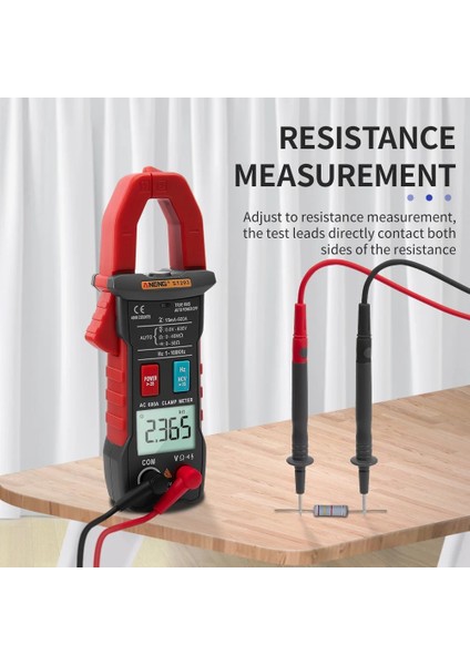 Kırmızı Aneng ST203 Dijital Pens Metre 4000 Sayım True Rms Multimetre Mini Amp Dc/ac Pens Metre Voltmetre Otomatik Aralığı (Yurt Dışından) fırsatları
