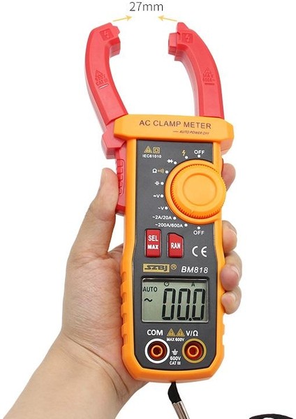 BM819(10000UF) Szbj BM818 BM819 Ampermetre Acv/dcv Aca Büyük Kapasitansın Otomatik Aralığı Ölçümü Ncv Dijital Pens Ampermetre (Yurt Dışından) fırsatları