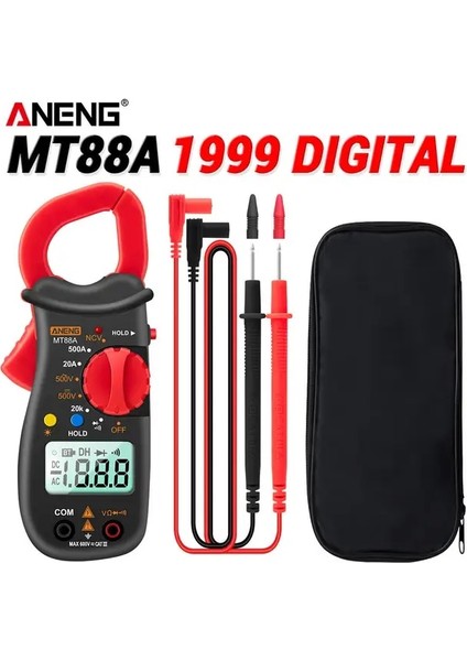 Kırmızı Aneng MT88A Pens Metre Multimetre Dijital Evrensel Metre 1999 Sayımlar Otomatik Aralığı El Dc/ac Gerilim Voltmetre Ncv Testi (Yurt Dışından)