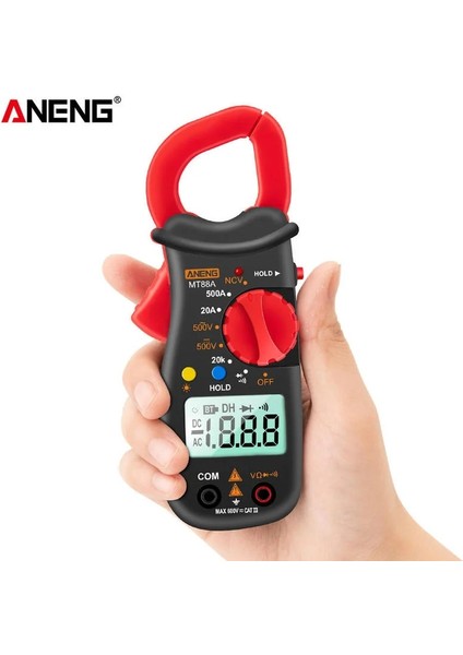 Kırmızı Aneng MT88A Pens Metre Multimetre Dijital Evrensel Metre 1999 Sayımlar Otomatik Aralığı El Dc/ac Gerilim Voltmetre Ncv Testi (Yurt Dışından)