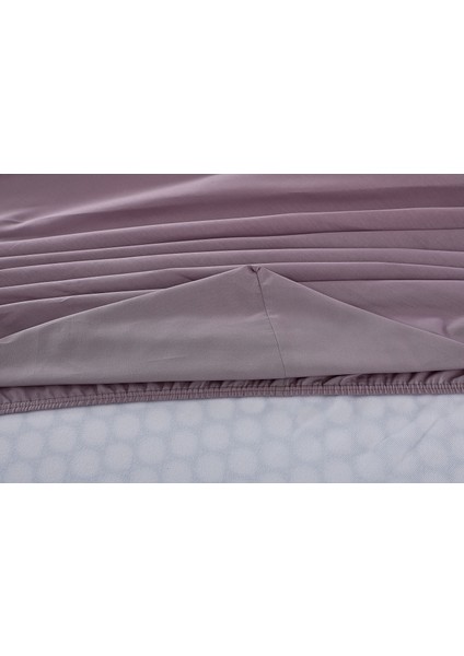 Colourful Fitted Çarşaf Çift Kişilik - Lila modelleri