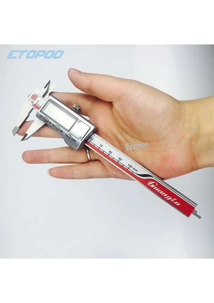 Mental Windom Ölçme Aracı 0-150MM Elektronik Dijital Kumpas Paslanmaz Çelik Sürmeli Kumpas Yüksek Hassasiyetli Mini (Yurt Dışından)