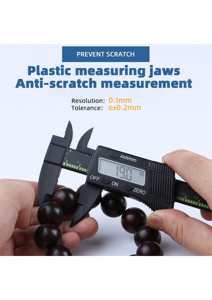 Tip 5 150MM Mavi Dijital Kumpas 6 Inç LCD Elektronik Sürmeli Kumpas 0-150MM Ölçer Pakometre Dijital Mikrometre Enstrüman Ölçme Aletleri (Yurt Dışından)